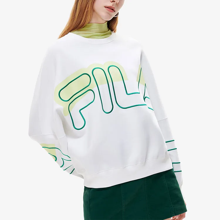 FILA Sweatshirts Women's White-4