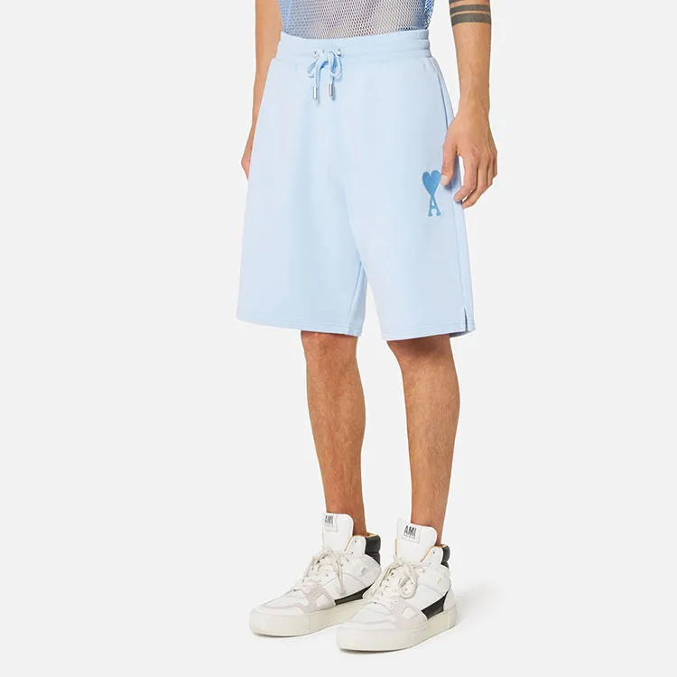 AMIPARIS AMI Summer Limited Series Casual Shorts Men Sky Blue-3