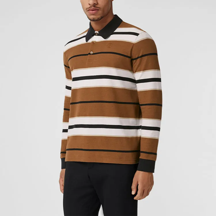 Burberry Long Sleeved Monogram Polo Shirt-2