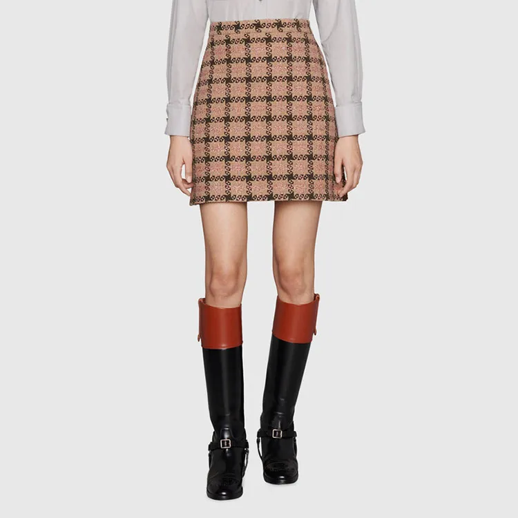 GUCCI Casual Short Skirts Women's Pink-2