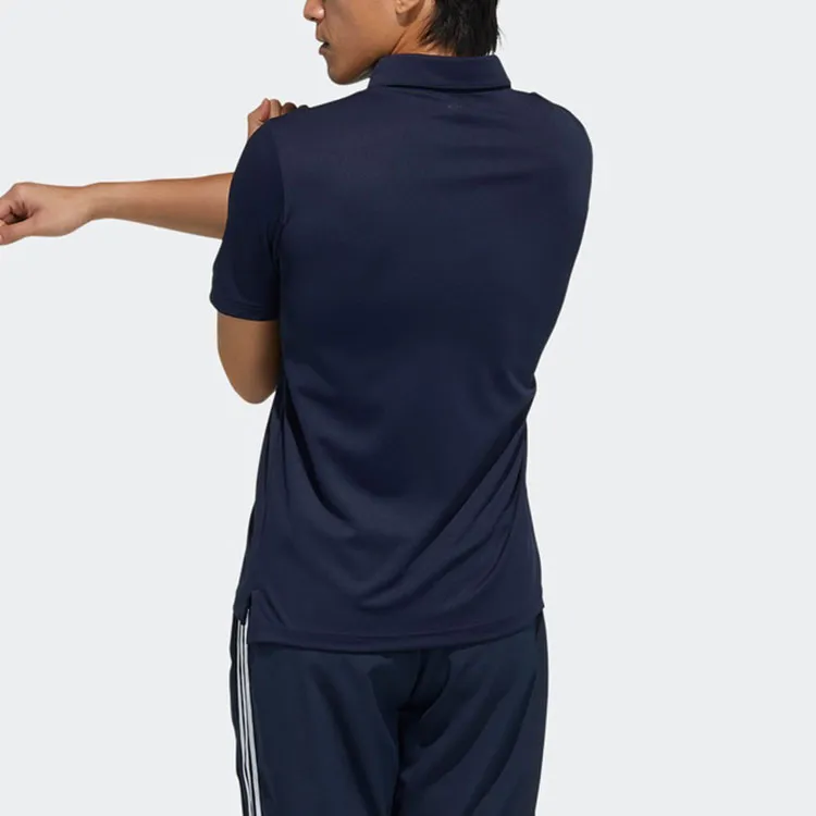 Adidas Polo Shirts Men Ink Blue-3