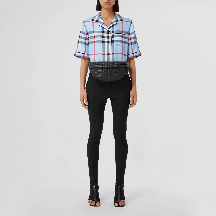 Burberry Shirt Women's Light Blue-1
