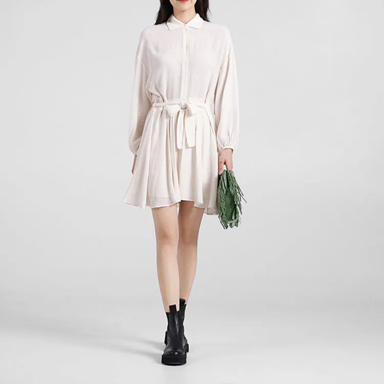 Maje Long Sleeved Dresses Women's Light Umber-2