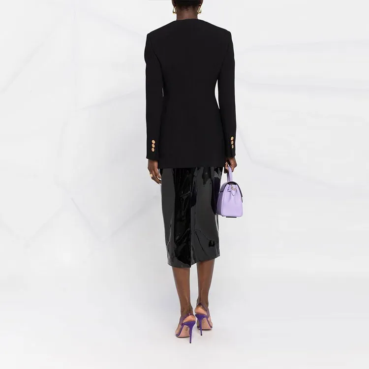 FANSIZHE VERSACE FW22 Business Suit Coat Women's Black-2