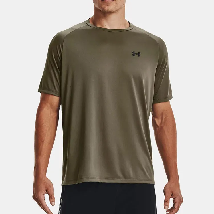 Under Armour Raglan Sleeve T Shirt Men's Tent Green-3