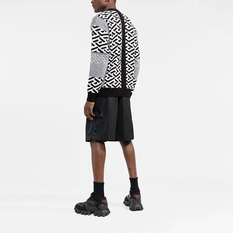 VERSACE Sweaters Men Black-3