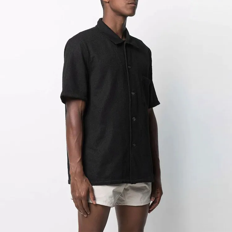 OUR LEGACY Boucle Short sleeve Shirt-4