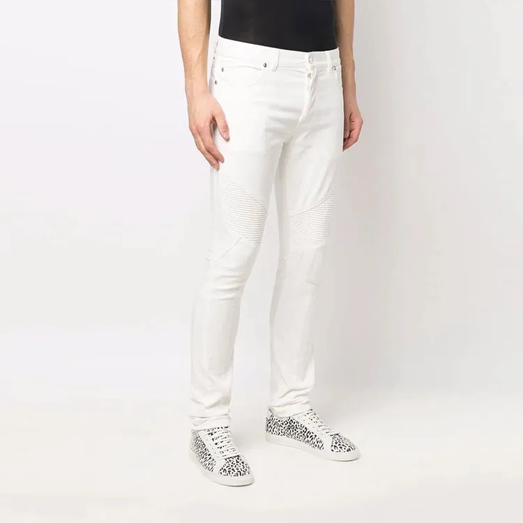 BALMAIN Jeans Men White-2