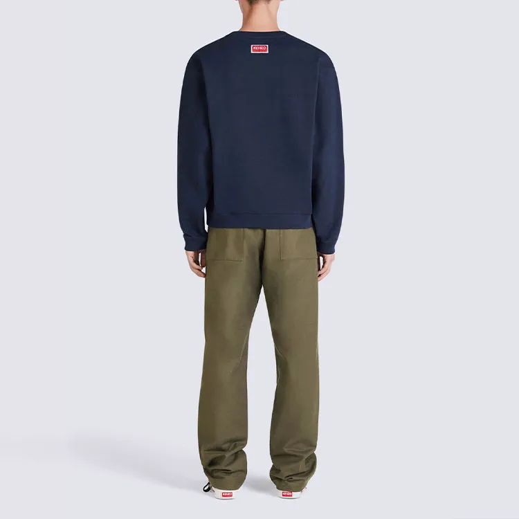 KENZO X Nigo Boke Flower Crewneck Sweatshirt Midnight Blue-3