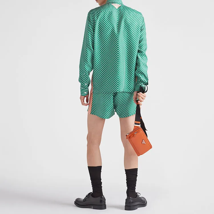 PRADA SS22 Casual Shorts Men's Green-2