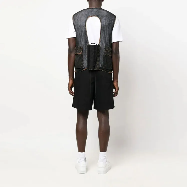 STONE ISLAND Vests Men Black-2