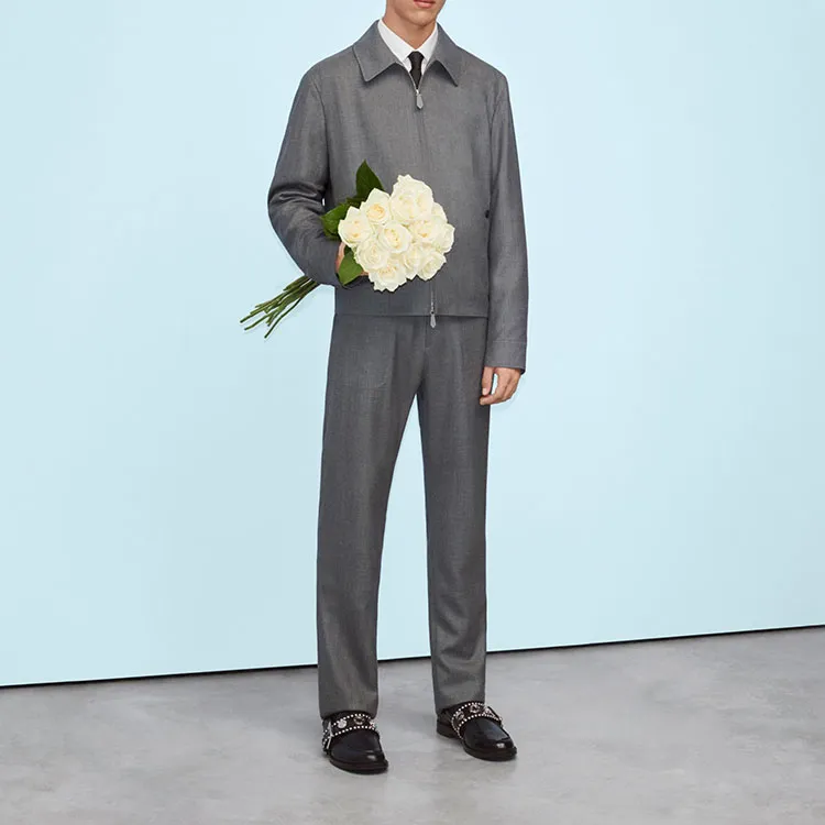 Burberry FW22 Jackets Coats Men's Gray-3