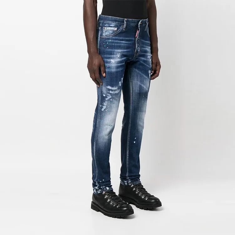 Dsquared2 Tiffany Distressed Mid Rise Jeans-3