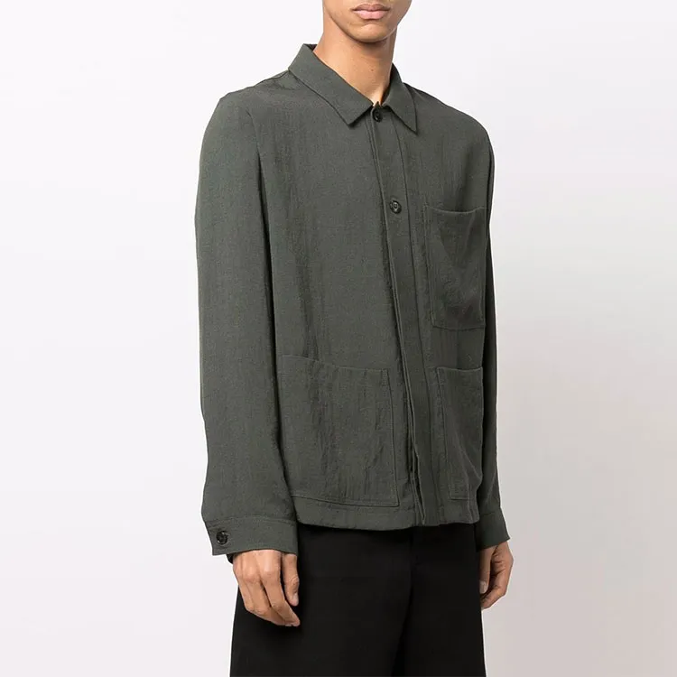 NANUSHKA Shirts Men Green-3
