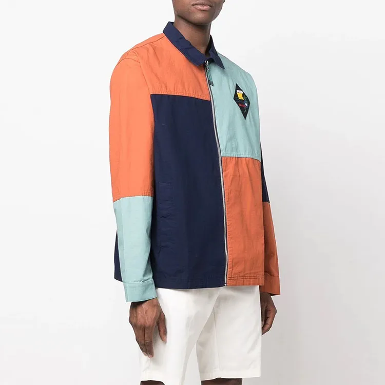 PUMA Colour-block Zipped Shirt Jacket-3