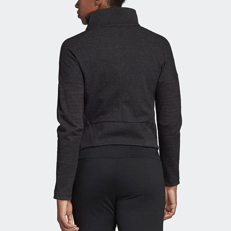 Adidas Jackets Women's Black Gray Color-2