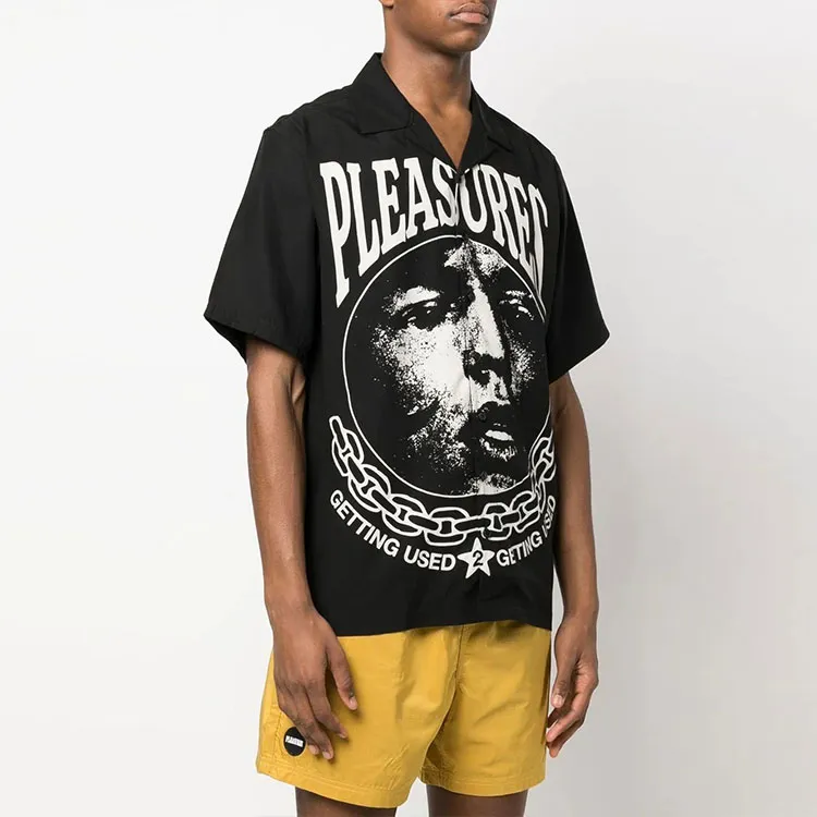 PLEASURES Shirts Men Black-3