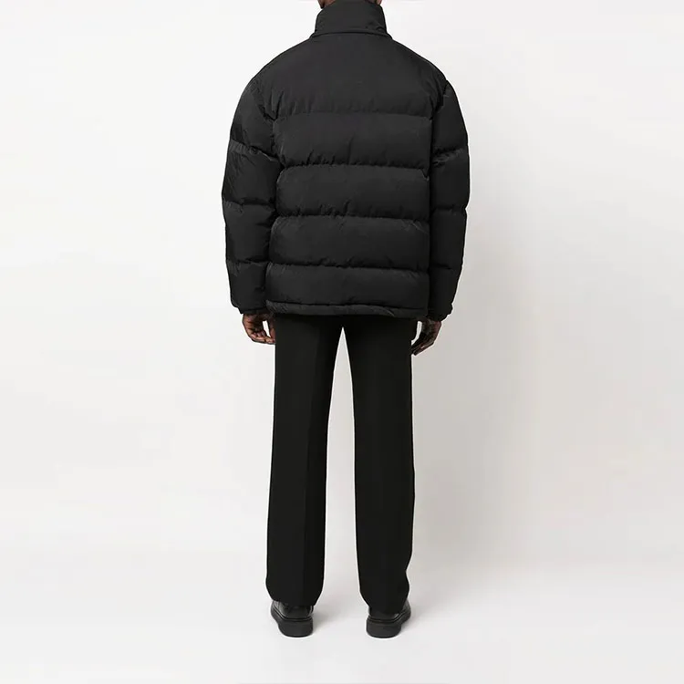 MOSCHINO Logo Patch Quilted Puffer Jacket-3