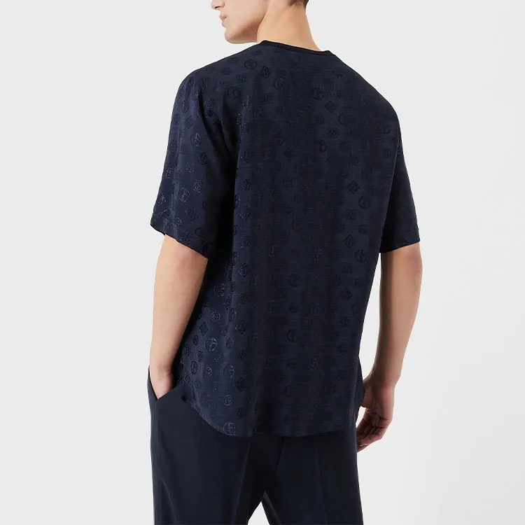 GIORGIO ARMANI FW22 T Shirt Men's Navy Blue-3