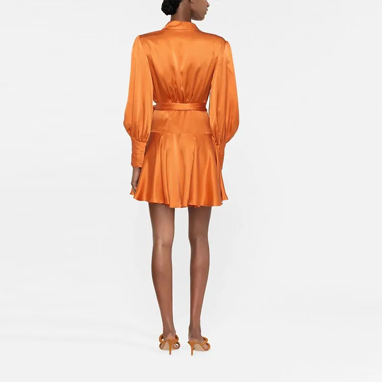Zimmermann Long-Sleeved Dresses Women's Orange-2