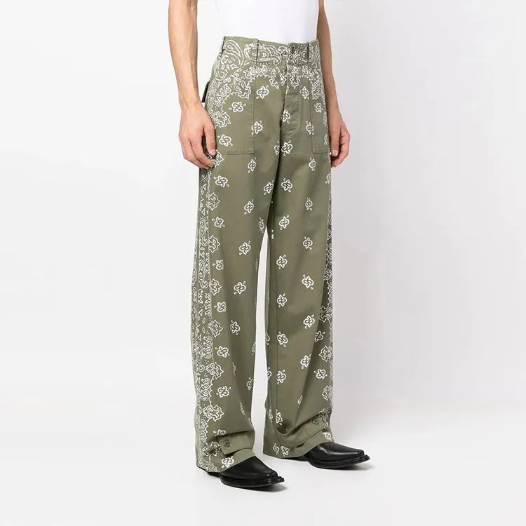 AMIRI Casual Pants Men Green-3