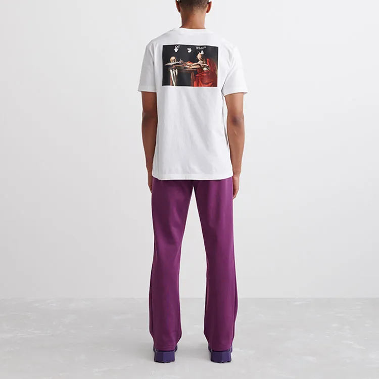 OFF-WHITE Knitted Sweatpants Men Purple-2