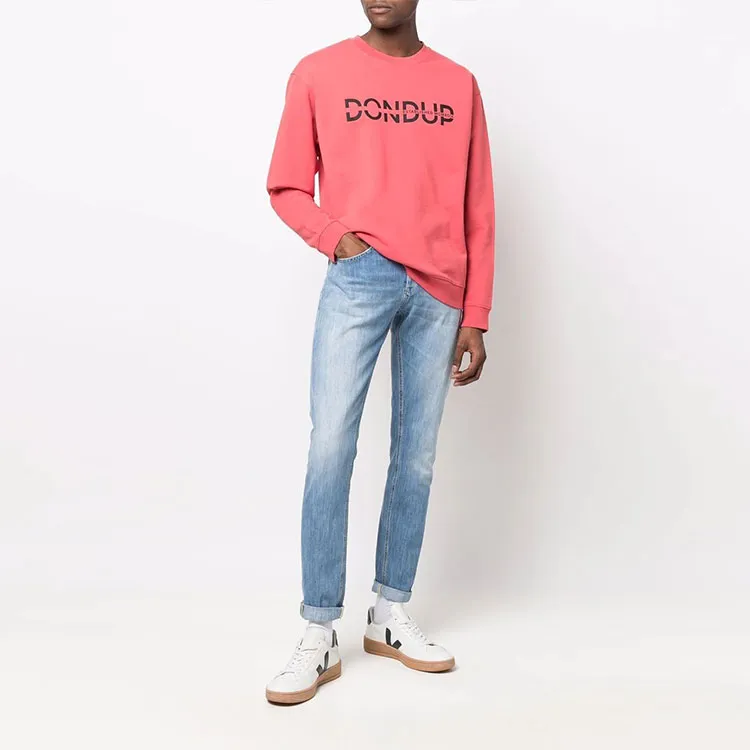 Dondup Mid Rise Straight Leg Denim Jeans-1