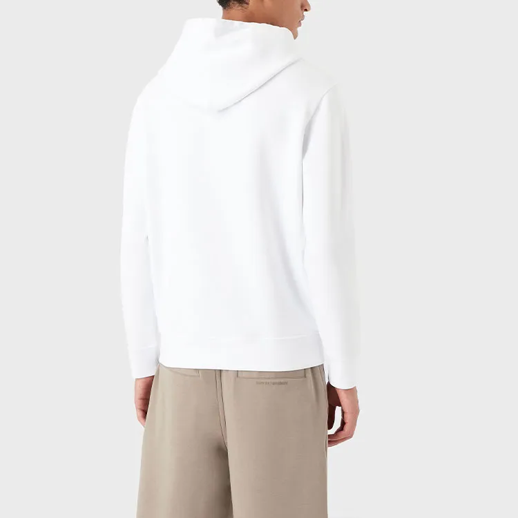 EMPORIO ARMANI Hooded Sweatshirt With Micro Logo Patch-2
