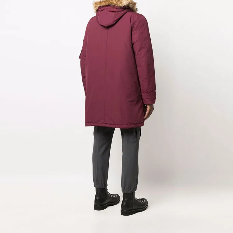 DIESEL Jackets Men Burgundy-2