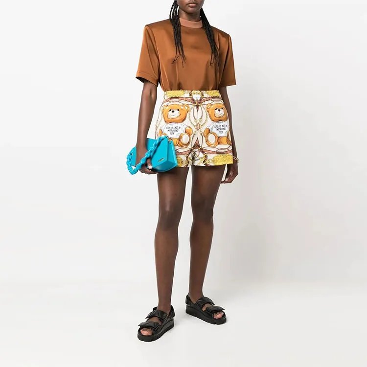MOSCHINO Swimming Shorts Women's Brown-1