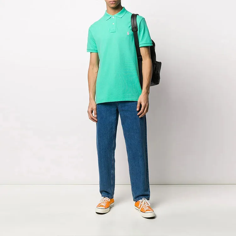 Polo Ralph Lauren Logo Embroidered Short Sleeved Polo Shirt-1