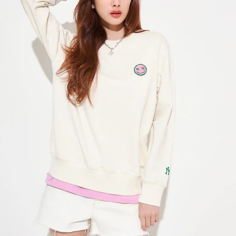 MLB Sweatshirts Unisex Cream-2