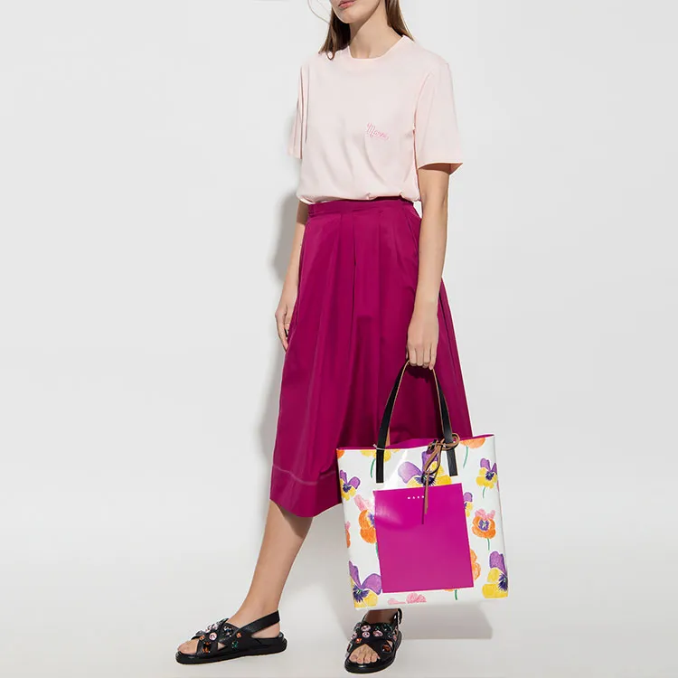 MARNI Basic T Shirts 3 Pack 'Green/Blue/Pink'-6
