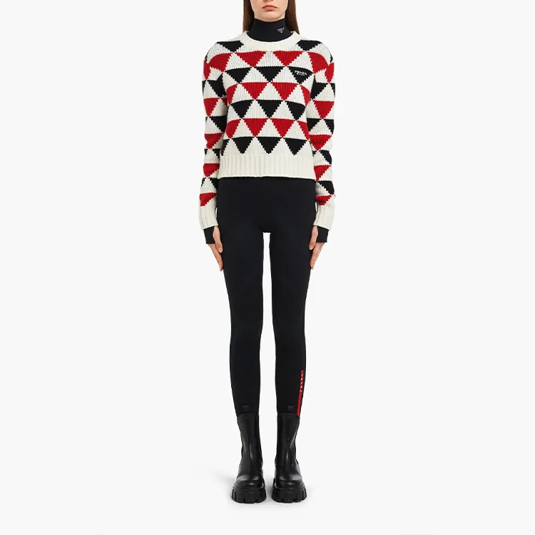 PRADA Cashmere Sweaters Women's Red-1