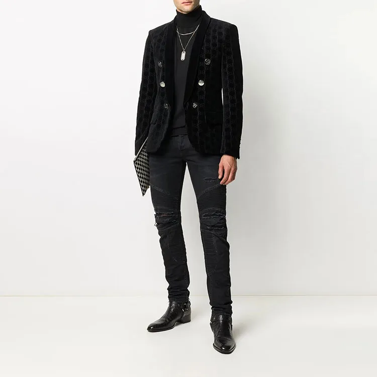 BALMAIN Jeans Men Black-1