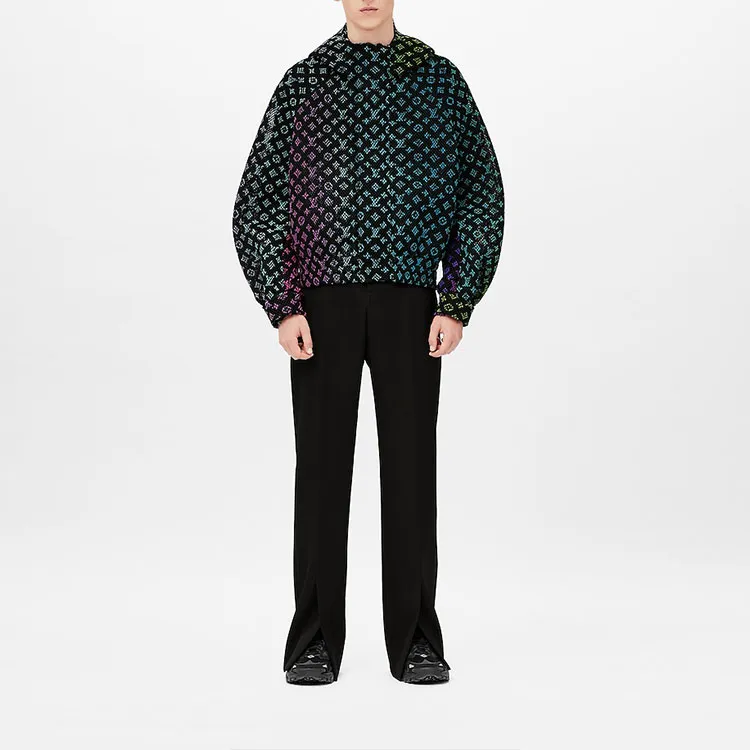 LOUIS VUITTON Gradient Monogram Mesh Blouson-1
