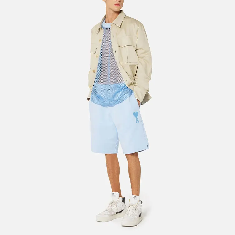AMIPARIS AMI Summer Limited Series Casual Shorts Men Sky Blue-1