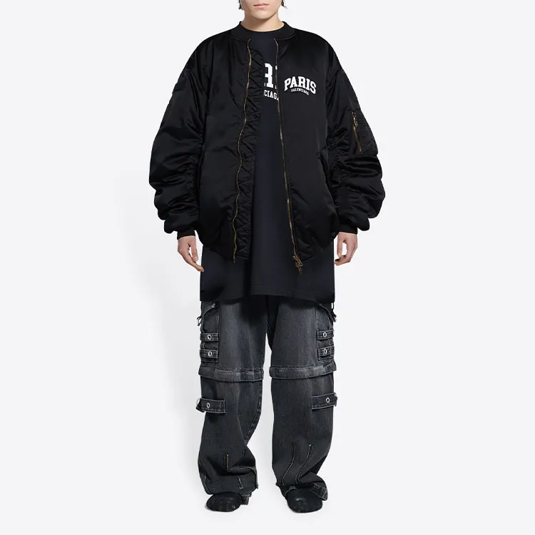 Balenciaga SS22 Jackets Coats Regular Fit Men's Black-2