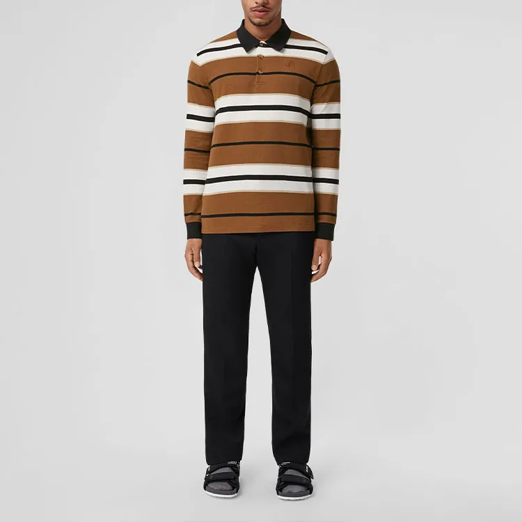 Burberry Long Sleeved Monogram Polo Shirt-1