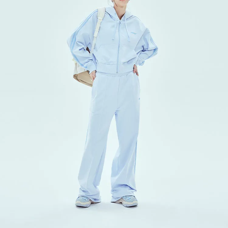 NERDY SS22 Wide Leg Moderate Sweatpants Women's Sky Blue-2