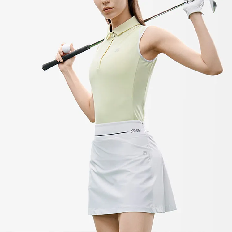 FILA Athletics Polo Shirt Women's Soft Yellow-2