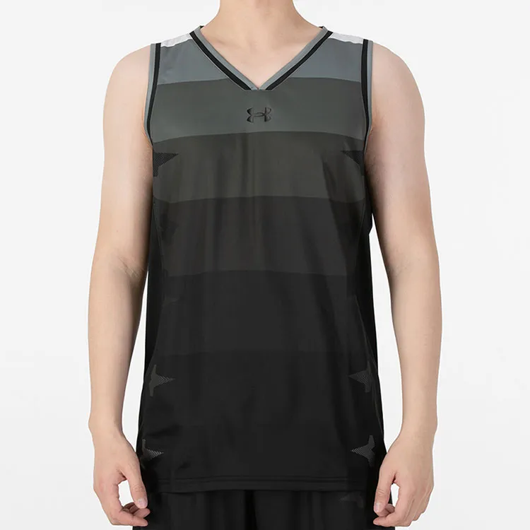 Under Armour Basketball Jerseys Men Black-1