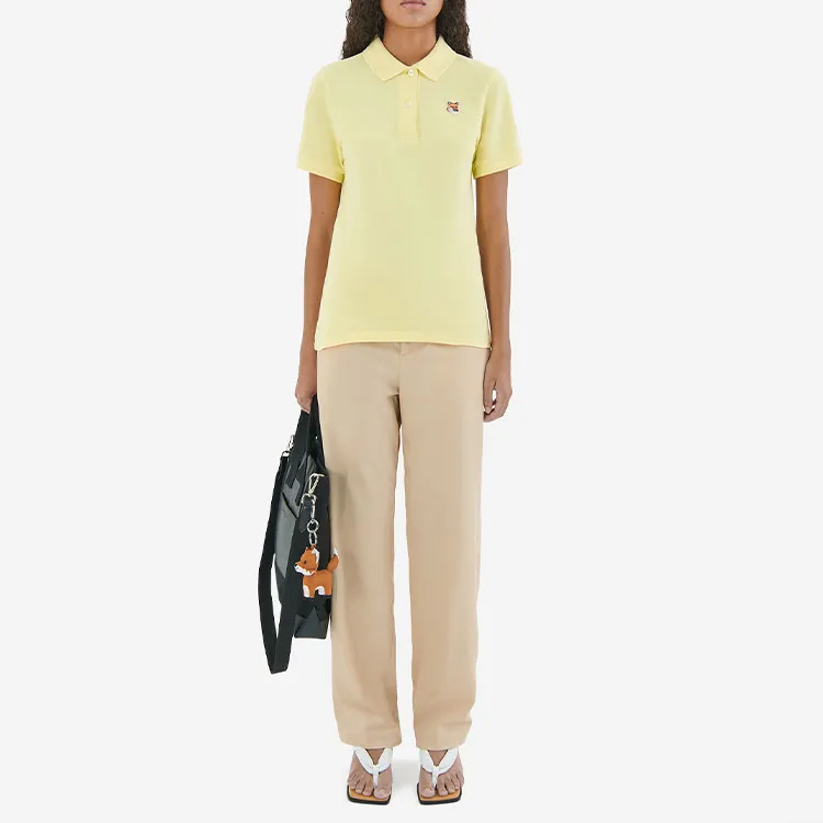 Maison Kitsune Polo Shirts Women's Yellow-2