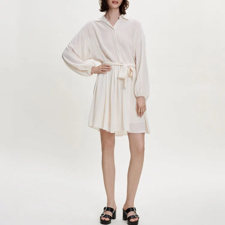 Maje Long Sleeved Dresses Women's Light Umber-1