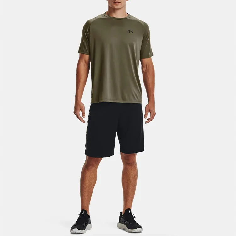 Under Armour Raglan Sleeve T Shirt Men's Tent Green-2