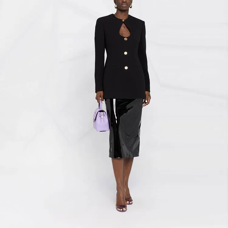 FANSIZHE VERSACE FW22 Business Suit Coat Women's Black-1