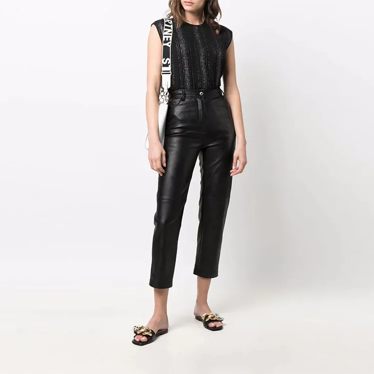 Stella McCartney Lurex Striped Sleeveless Blouse-1