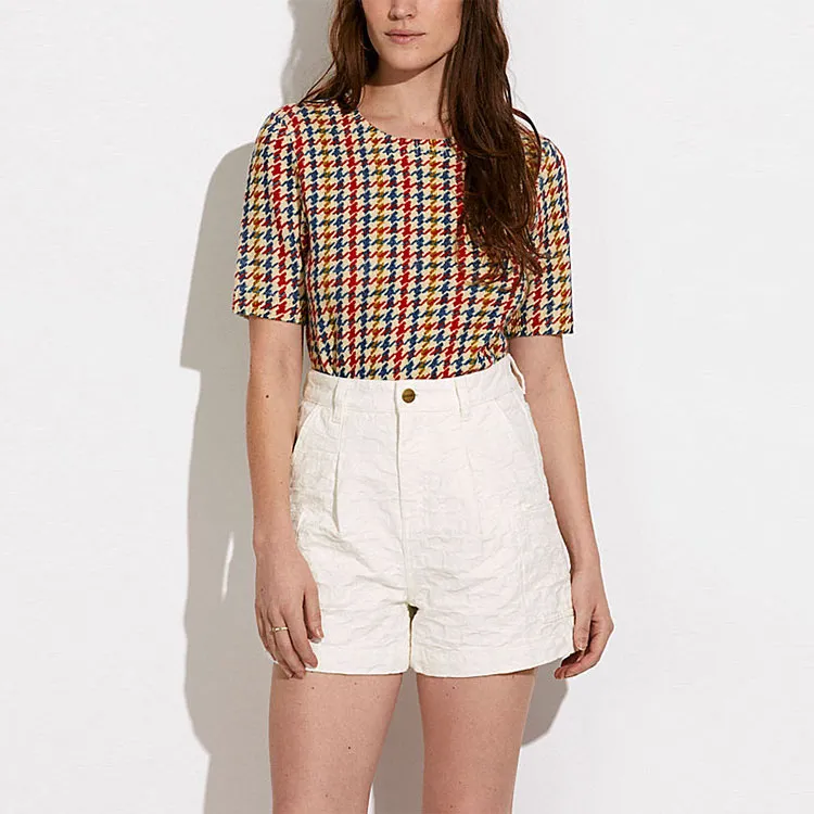 COACH Casual Shorts Women's White-1