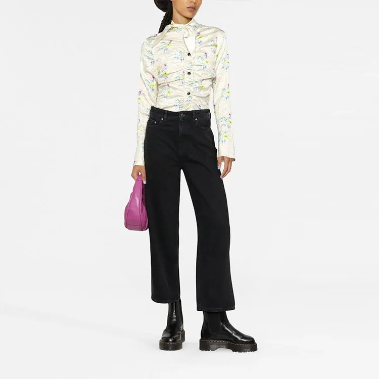 GANNI Jeans Women's Black-1