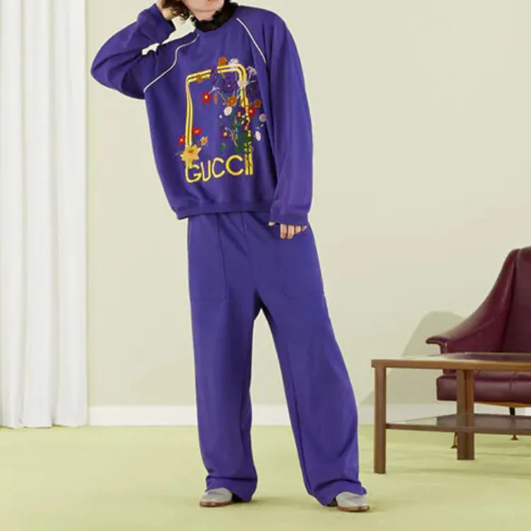 GUCCI Lovelight Series FW22 Sweater Men's Blue-1